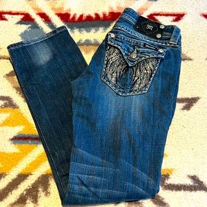 Miss Me straight leg jeans size 28x31